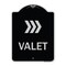 Signmission Valet Right Arrow Heavy-Gauge Aluminum Architectural Sign, 24" x 18", BS-1824-22744 A-DES-BS-1824-22744 - alternate 1